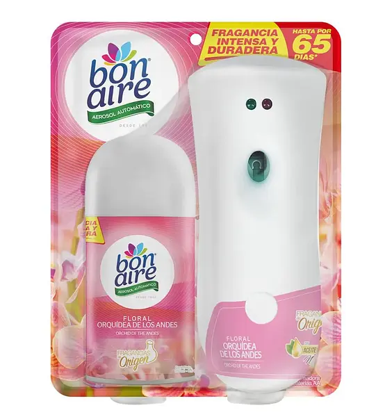 Ambientador Bon Aire Automático+Repuesto Surtido 250ml