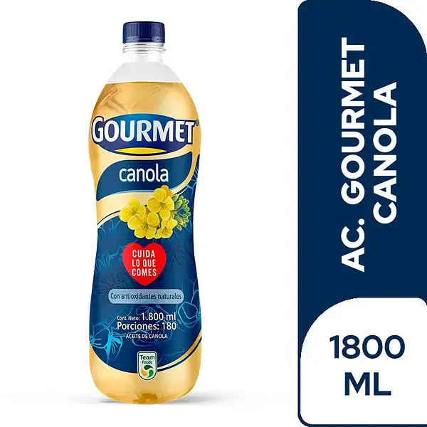 Aceite Gourmet Canola 1800ml