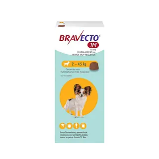 Bravecto 1 Mes 2-4.5kg
