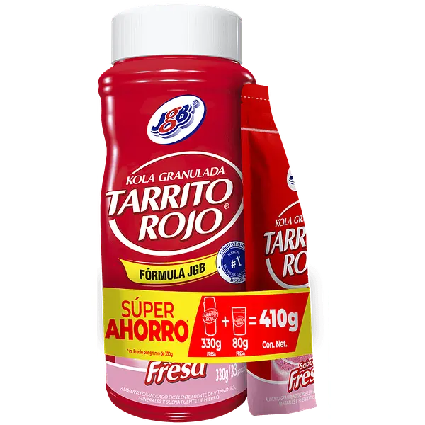 Kola Granulada Jgb Fresa 330gr+80gr