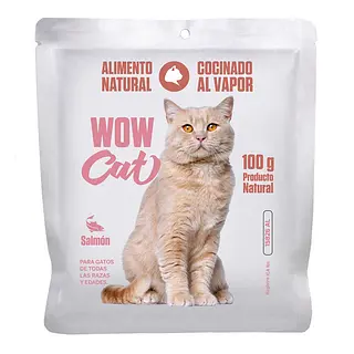 Alimento Cocinado Gato Wow Cat 100gr