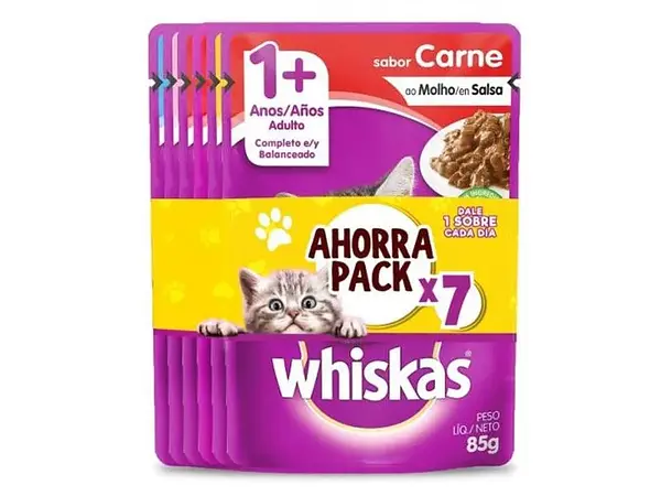 Pouch Whiskas Pague 6 Lleve 7