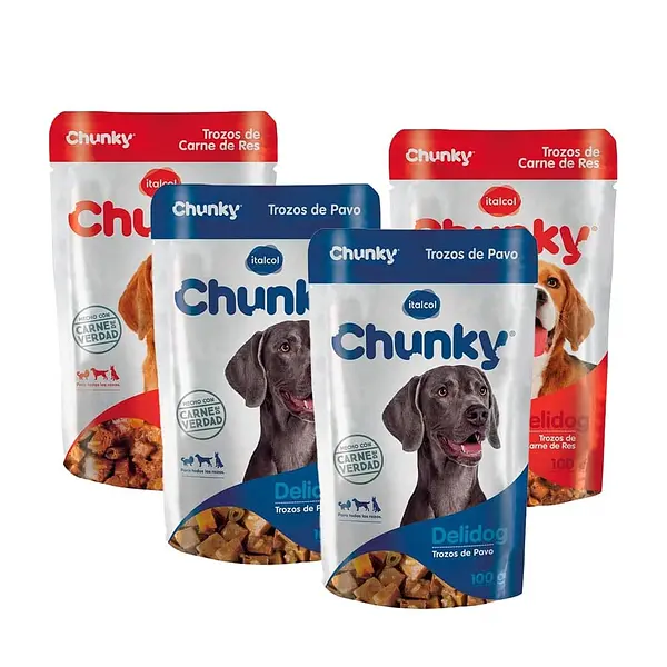 Pouch Chunky Delidog P3ll4 X100gr