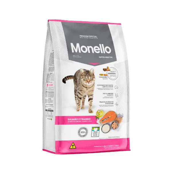 Monello Gato Salmon Y Pollo 1000gr