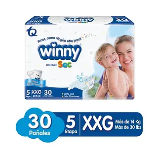 Pañal Winny Ultratrim Sec Etapa 5 30un