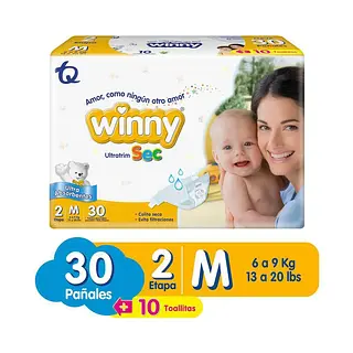 Pañal Winny Ultratrim Sec Etapa 2 30un