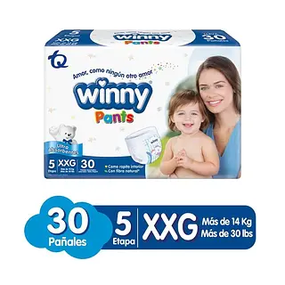 Pañal Winny Pants Etapa 5 30un
