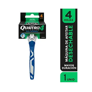 Prestobarba Quattro Azul