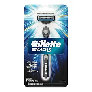 Prestobarba Gillette Mach3 Negra