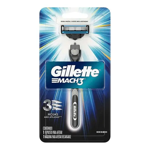 Prestobarba Gillette Mach3 Negra