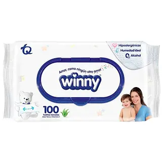 Toallitas Húmedas Winny 100un