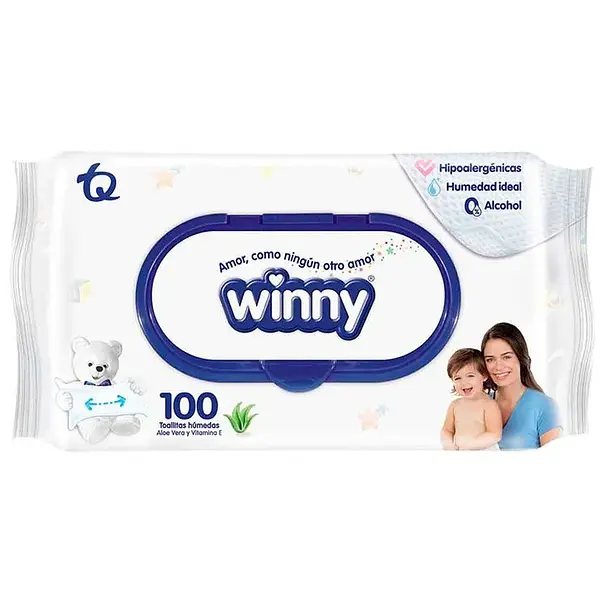 Toallitas Húmedas Winny 100un
