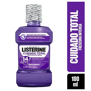 Enjuague Bucal Listerine Cuidado Total 180ml