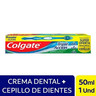 Crema Dental Colgate+Cepillo 50ml