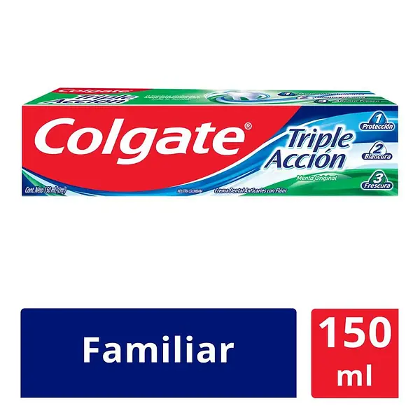 Crema Dental Colgate Triple Acción 150cc