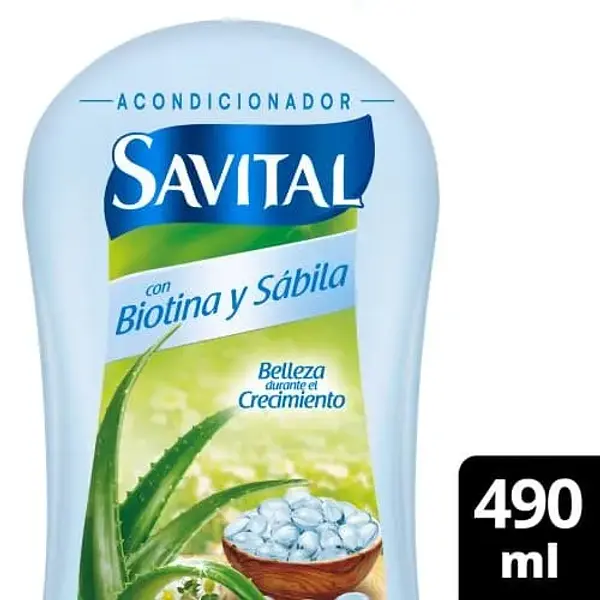 Acondicionador Savital Biotina Y Sabila 490ml