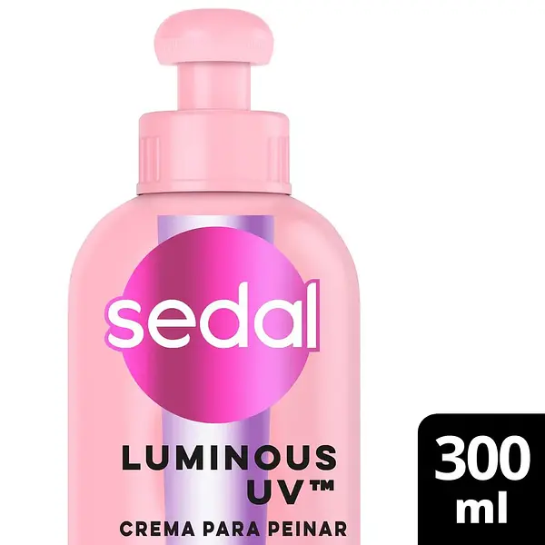 Crema De Peinar Sedal Luminoso Uv 300ml