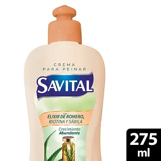 Crema De Peinar Savital Elixir Romero 275ml