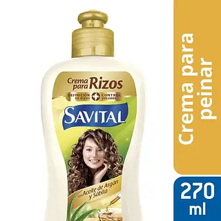 Crema De Peinar Savital Argan 270ml