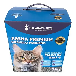 Arena Gatos Calabaza Premium 5000gr