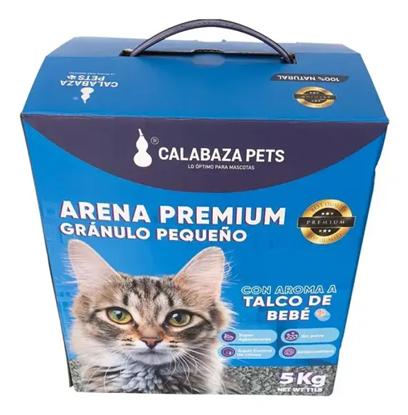 Arena Gatos Calabaza Premium 5000gr