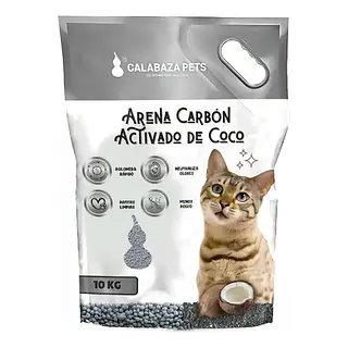 Arena Gatos Calabaza Carbon 10000gr