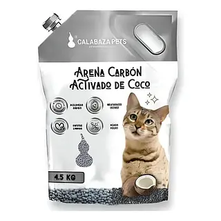 Arena Gatos Calabaza Carbon 4500gr