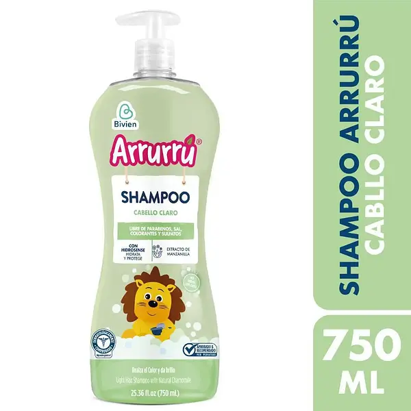 Shampoo Arrurru Manzanilla 750ml