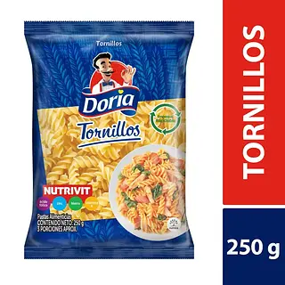 Pasta Doria Tornillos 250gr
