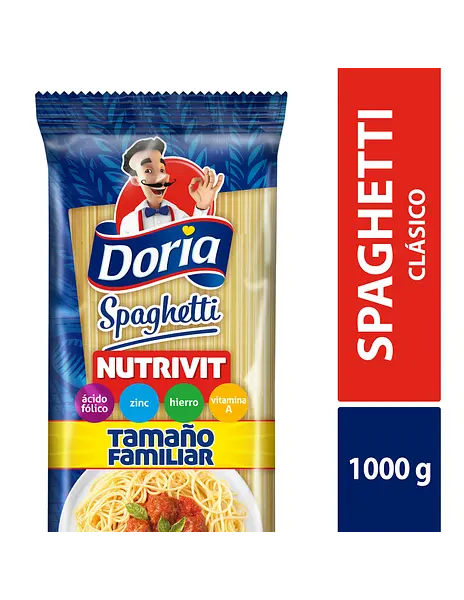 Pasta Doria Spaguetti 1000gr