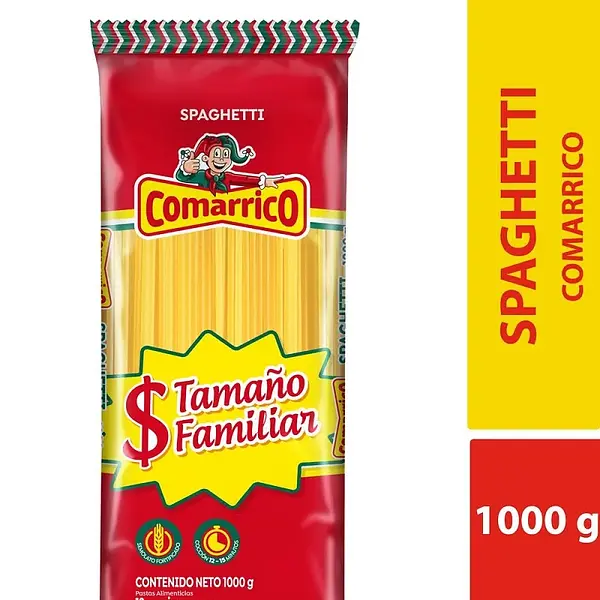 Pasta Comarrico Spaguetti 1000gr