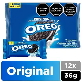 Galleta Oreo 12un