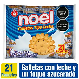Galleta Noel Tipo Leche 21un