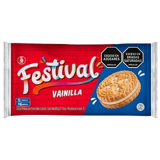 Galleta Festival Vainilla 6x12un