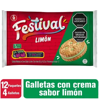 Galleta Festival Limon 4x12un