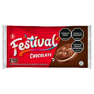 Galleta Festival Chocolate 6x12un