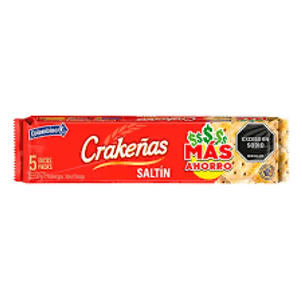 Galleta Crakeñas Saltin 5tacos