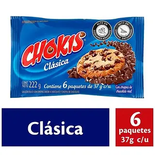Galleta Chokis Clasica 6unx222gr