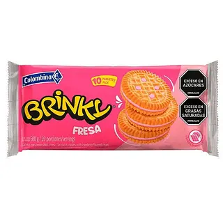 Galleta Brinky Fresa 6x10un