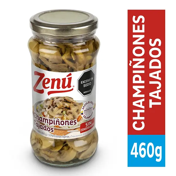 Champiñones Tajado Zenu 460gr