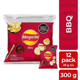 Paquete Papa Margarita Bbq 12unx25gr