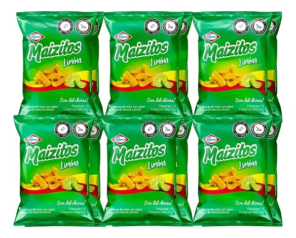 Paquete Maizitos Limon Ramo 12unx45gr