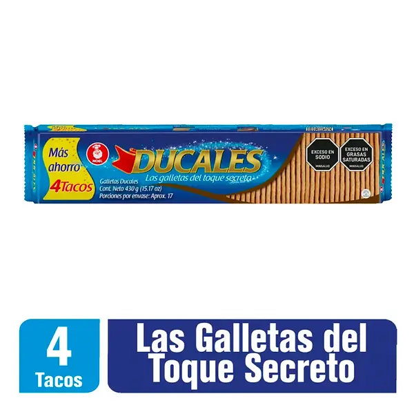 Galleta Ducales 4tacos 430gr