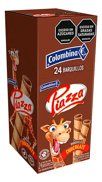 Barquillo Piazza Chocolate 24un