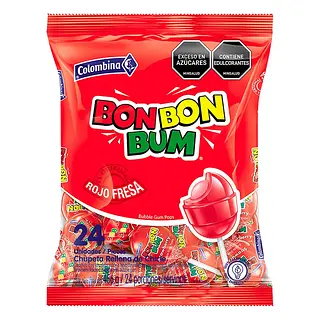 Bon Bon Bum Fresa 24un