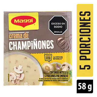 Crema Maggi Champiñones 58gr