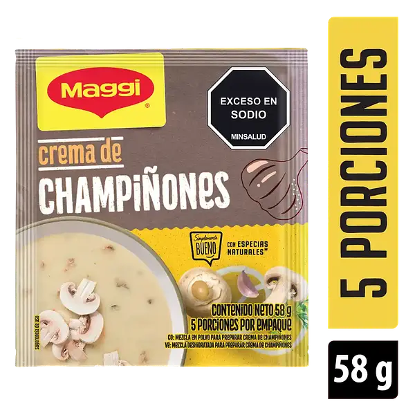 Crema Maggi Champiñones 58gr