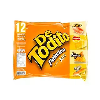 Paquete Detodito Mix 12unx45gr