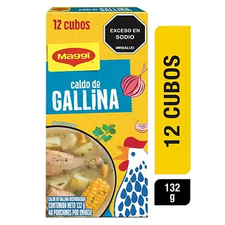 Caldo De Gallina Maggi 12un