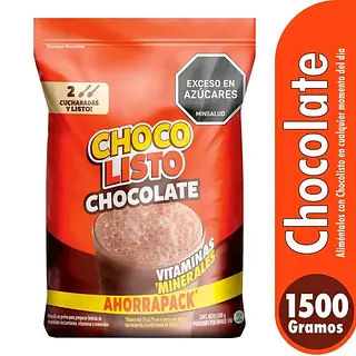 Bebida Achocolatada Chocolisto 1500gr